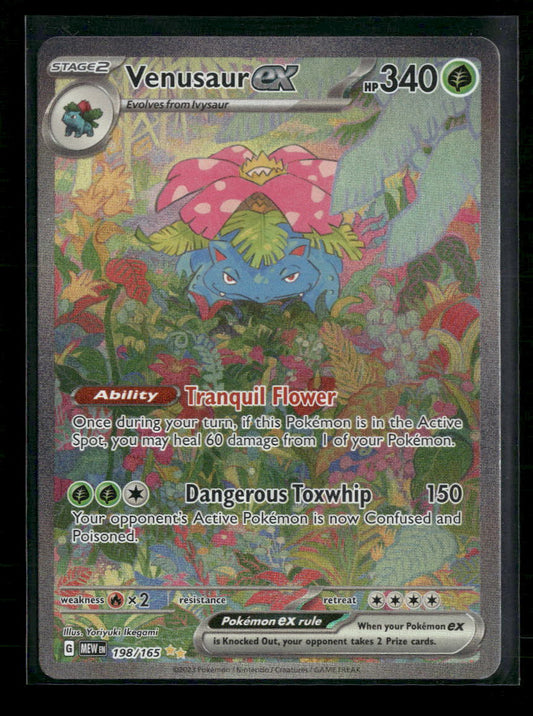 Venusaur ex SV: Scarlet & Violet 151 #198/165