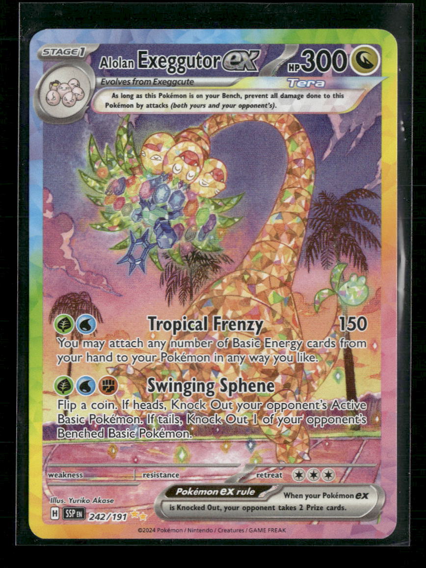 Alolan Exeggutor ex SV08: Surging Sparks #242/191