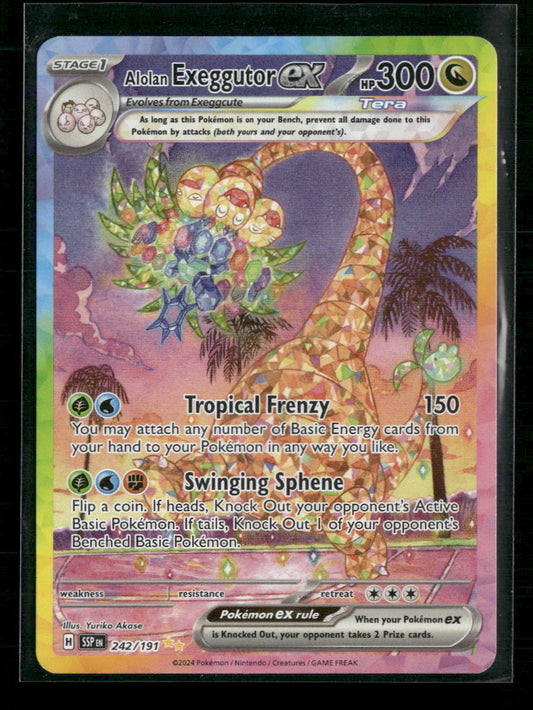 Alolan Exeggutor ex SV08: Surging Sparks #242/191