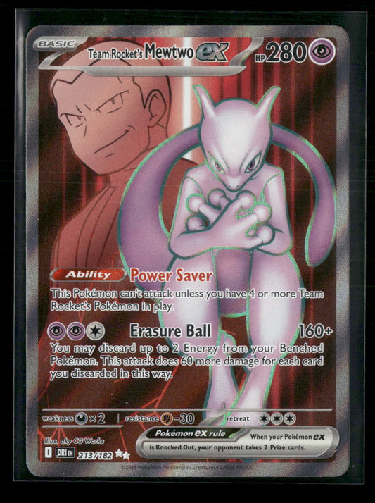 Team Rocket's Mewtwo ex SV10: Destined Rivals #213/182