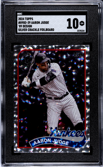 Aaron Judge 2024 Topps #89B2-39 '89 Mega Box SGC 10