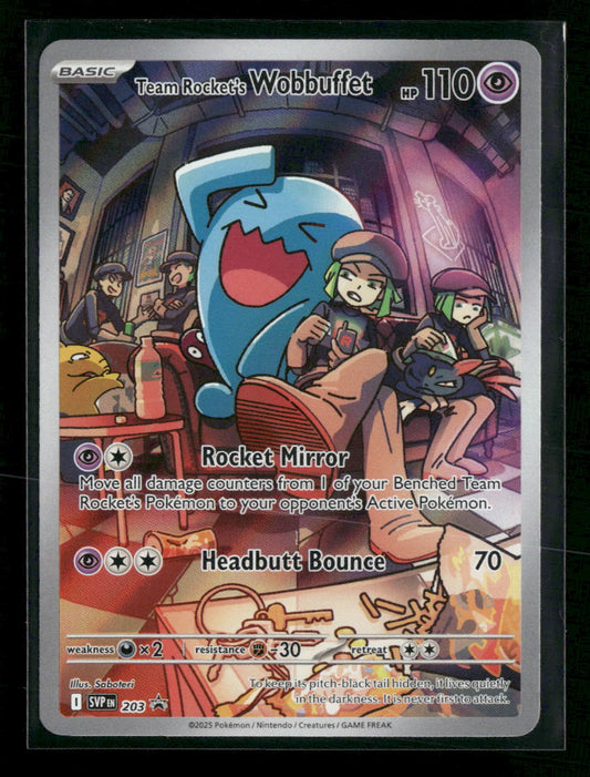 Team Rocket's Wobbuffet SV: Scarlet & Violet Promo Cards #203
