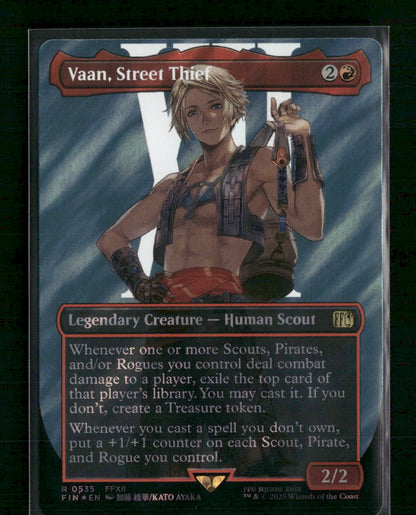 Vaan, Street Thief (Borderless) (Surge Foil) FINAL FANTASY #535