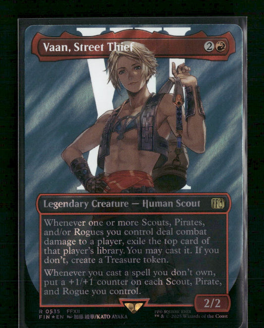 Vaan, Street Thief (Borderless) (Surge Foil) FINAL FANTASY #535