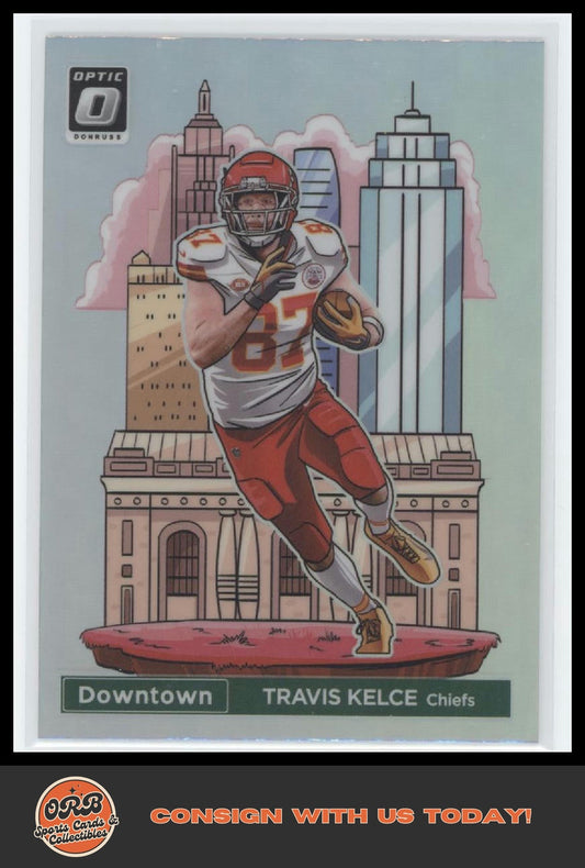 Travis Kelce 2024 Donruss #7 Downtown!