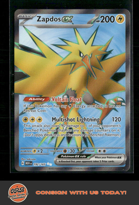 Zapdos ex SV: Scarlet & Violet 151 #192/165