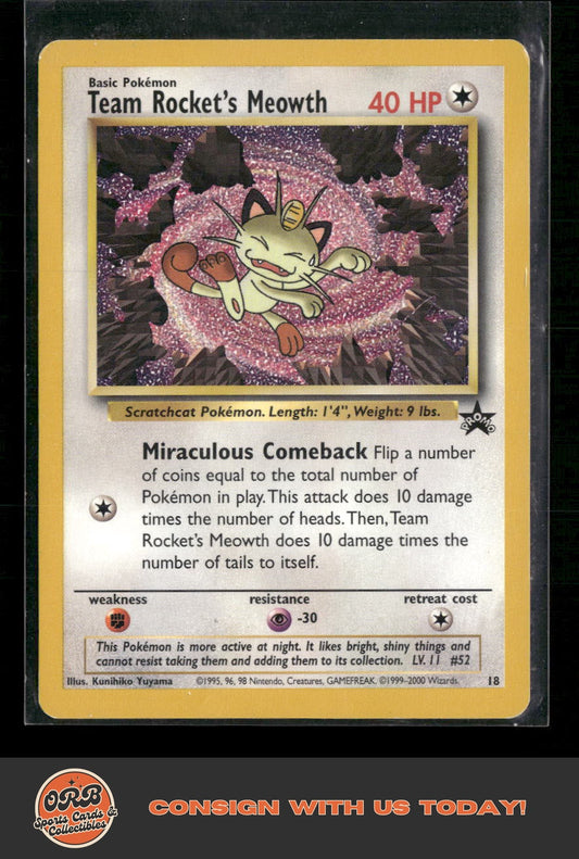 Team Rocket's Meowth WoTC Promo #18/53