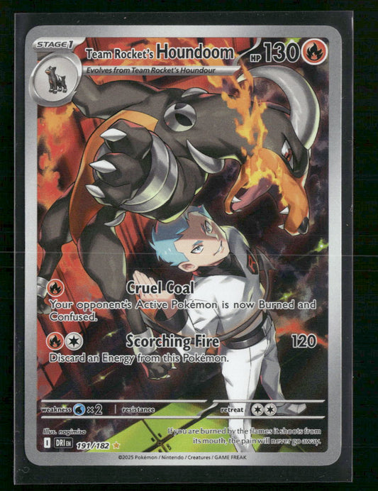 Team Rocket's Houndoom SV10: Destined Rivals #191/182