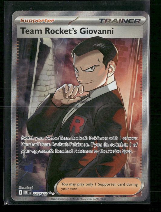 SV10: Destined Rivals #225/182 Team Rocket's Giovanni