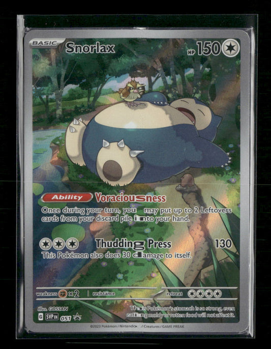 Snorlax SV: Scarlet & Violet Promo Cards #051