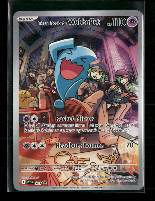 Team Rocket's Wobbuffet SV: Scarlet & Violet Promo Cards #203