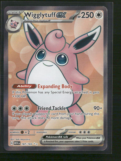 Wigglytuff ex SV: Scarlet & Violet 151 #187/165