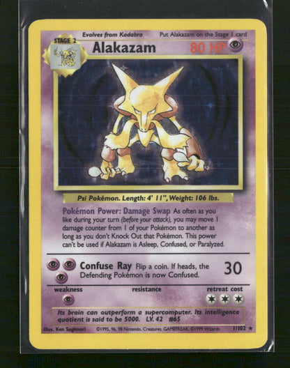 Alakazam Base Set #001/102