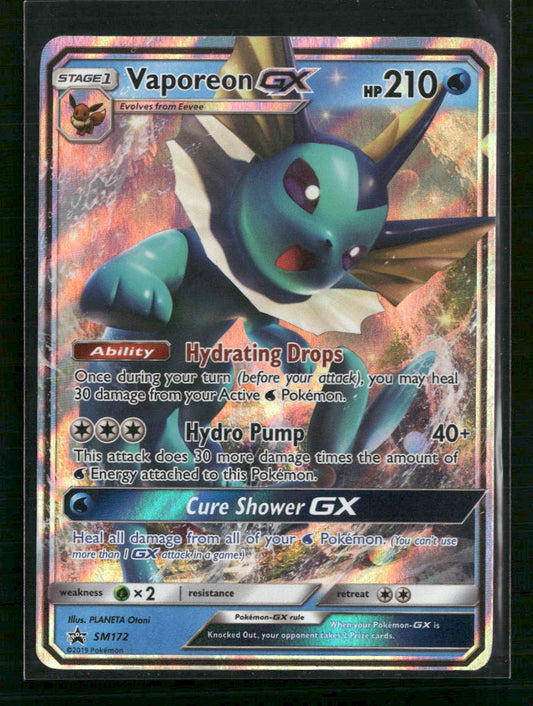Vaporeon GX SM Promos #SM172