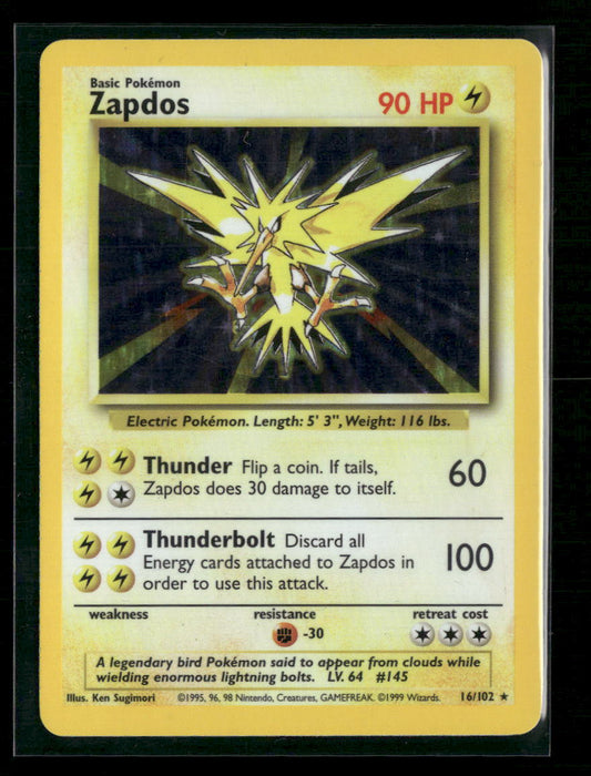 Zapdos Base Set #016/102