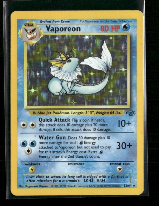 Vaporeon (12) Jungle #12/64