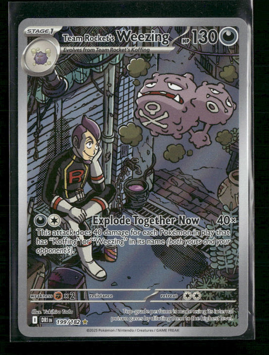 Team Rocket's Weezing SV10: Destined Rivals #199/182