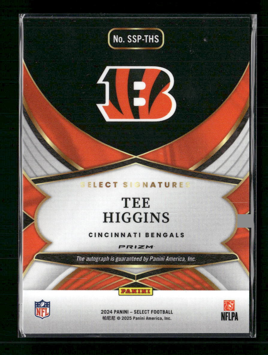 Tee Higgins 2024 Panini Select Auto