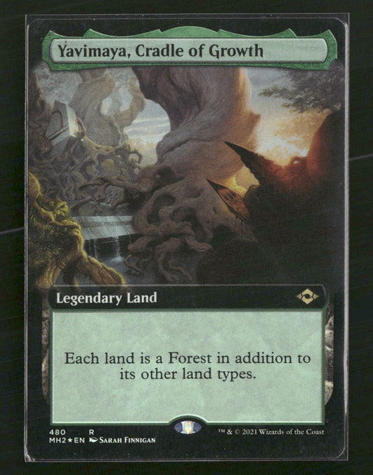 Yavimaya, Cradle of Growth (Extended Art) Modern Horizons 2 #480