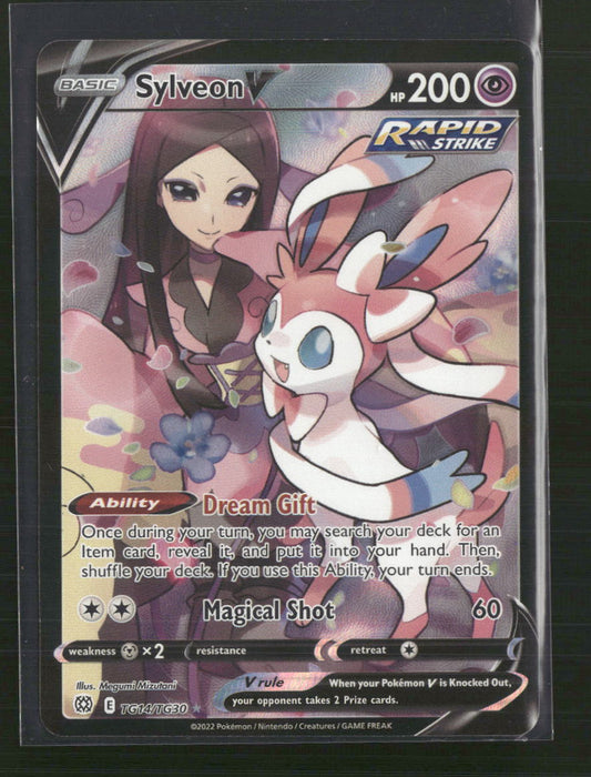 Sylveon V SWSH09: Brilliant Stars Trainer Gallery #TG14/TG30