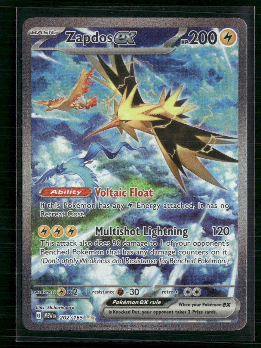 Zapdos ex SV: Scarlet & Violet 151 #202/165