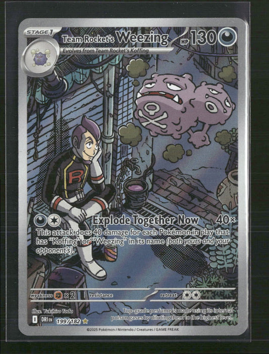 Team Rocket's Weezing SV10: Destined Rivals #199/182