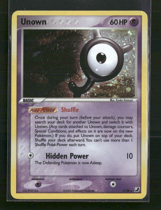 Unown (Y) Unseen Forces #Y/28