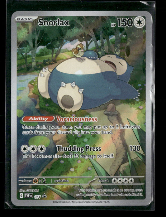 Snorlax SV: Scarlet & Violet Promo Cards #051
