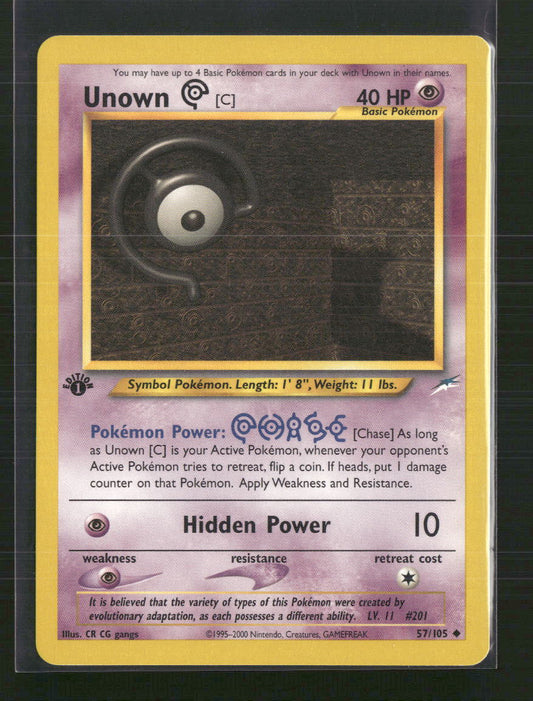 Unown [C] Neo Destiny #057/105