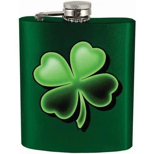 4-Leaf Clover 7oz. Hip Flask - Toys & Games