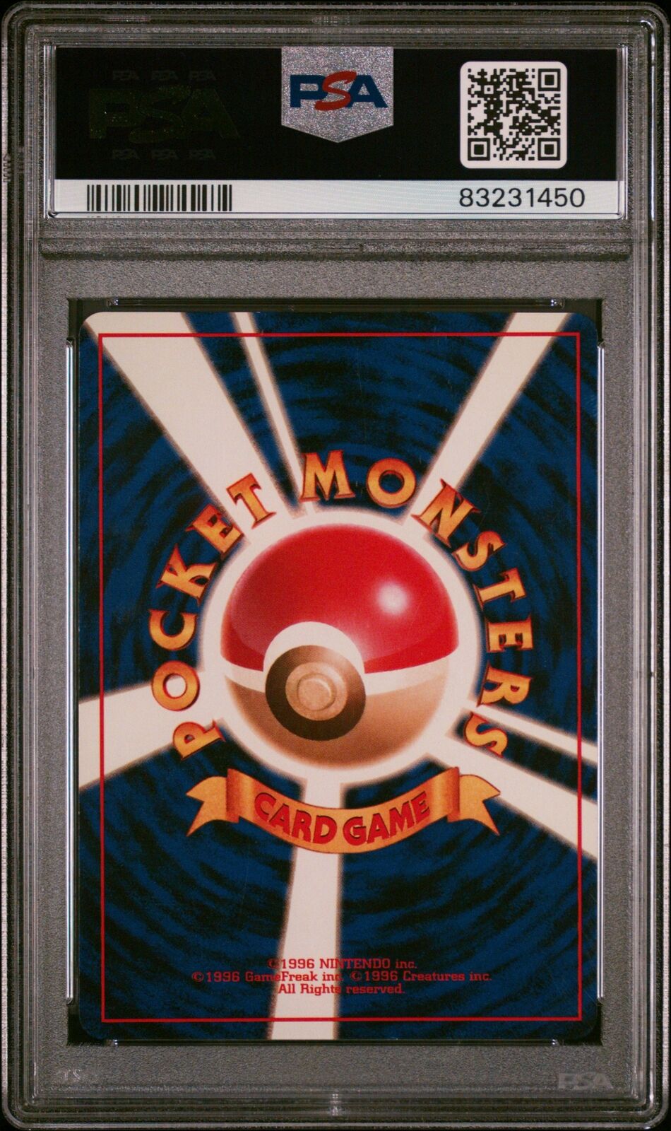 1999 Pokemon Japanese Gym 2 #59 Blaine'S Arcanine Holo PSA 9
