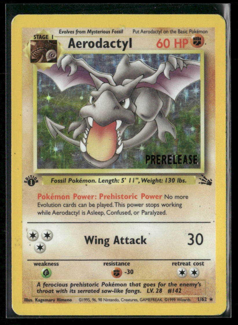 Aerodactyl (Prerelease) WoTC Promo #01/62