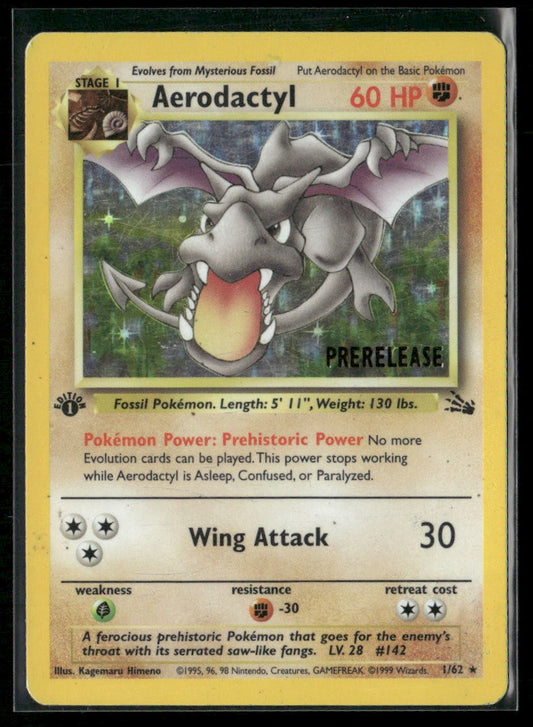 Aerodactyl (Prerelease) WoTC Promo #01/62