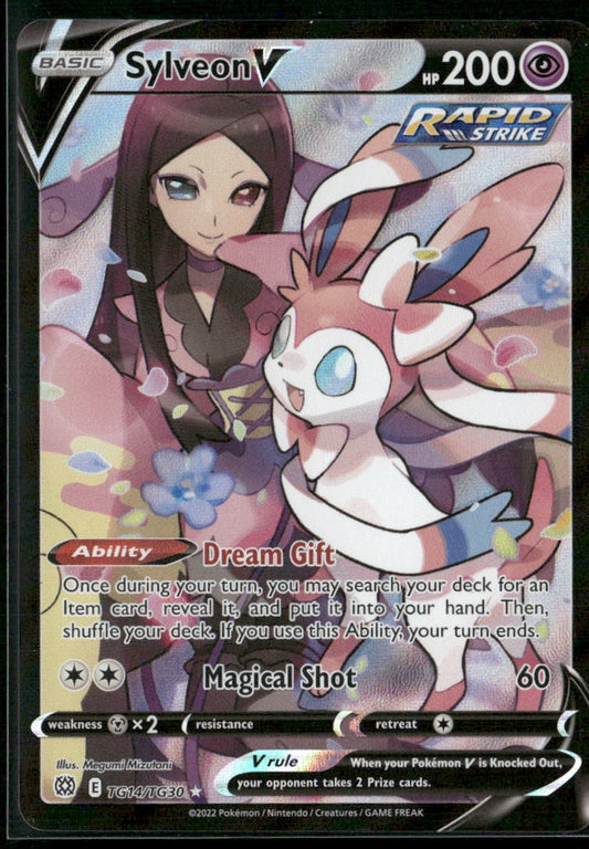 Sylveon V SWSH09: Brilliant Stars Trainer Gallery #TG14/TG30
