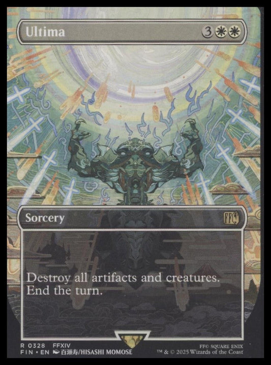 Ultima (Borderless) Magic the gathering: Final Fantasy #328