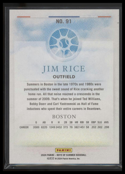 2024 Panini Boys of Summer #91 Jim Rice #/275