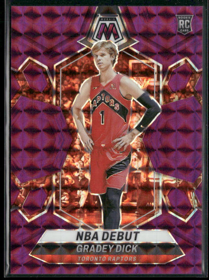 2023-24 Panini Mosaic #260 Gradey Dick Purple #/99