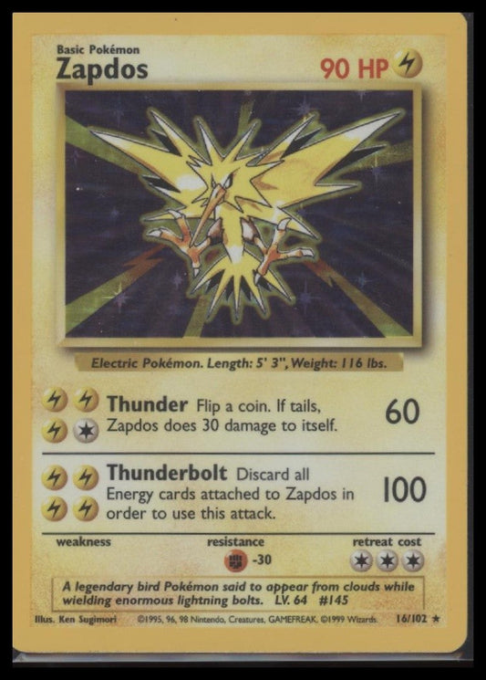Zapdos Base Set #016/102
