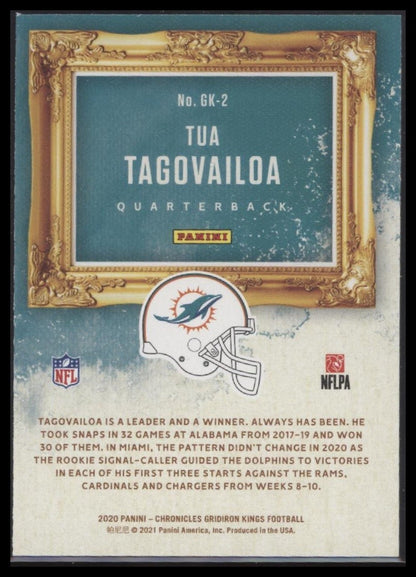 Tua Tagovailoa 2020 Panini Chronicles #GK-2 Gridiron Kings Pink