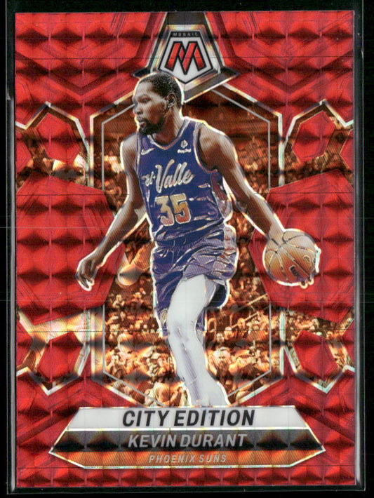 2023-24 Panini Mosaic #286 Kevin Durant Red