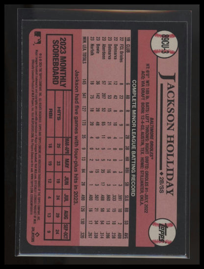 2024 Topps Chrome Update #89CU-3 Jackson Holliday 1989 Topps Baseball
