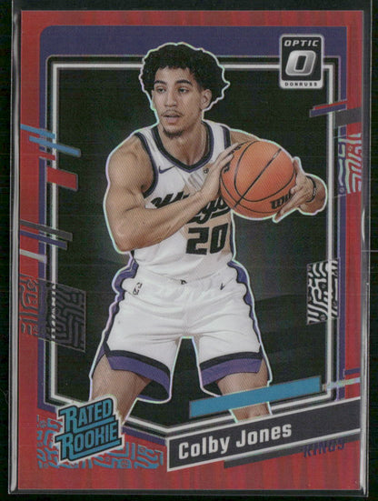 2023-24 Donruss Optic #246 Colby Jones Red #/99
