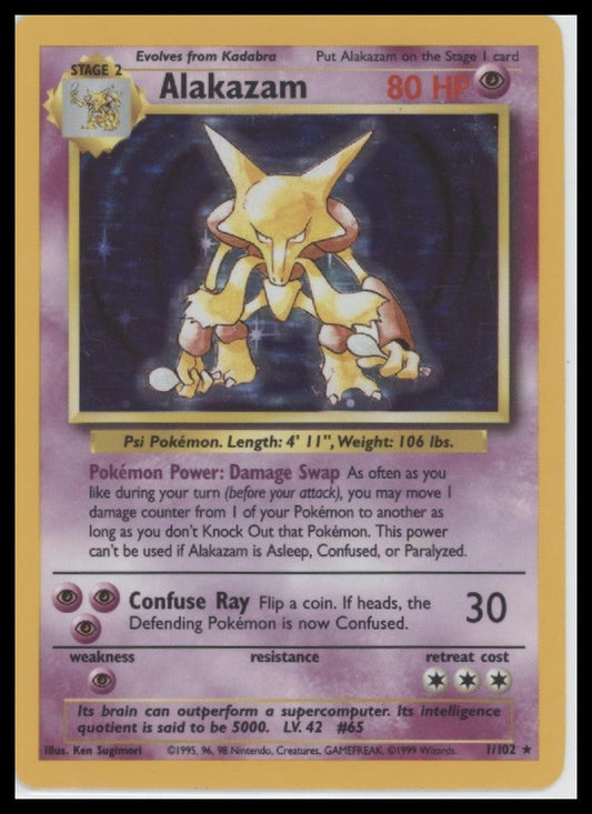 Alakazam Base Set #001/102