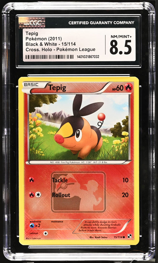 Tepig 2011 Black & White #15/114 CGC 8.5