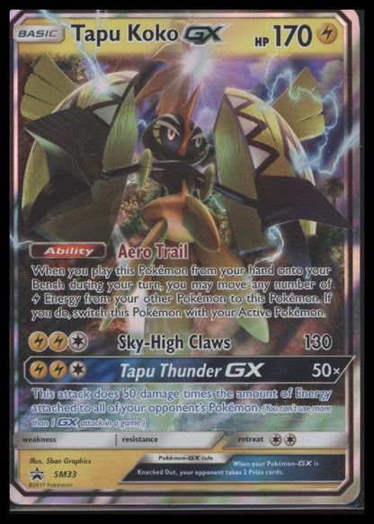 Tapu Koko GX SM Promos #SM33