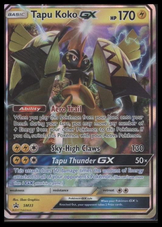 Tapu Koko GX SM Promos #SM33