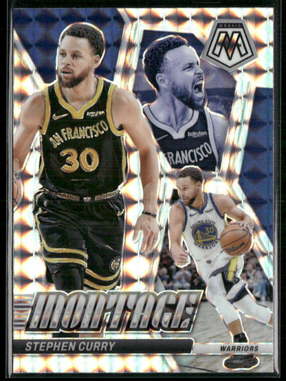 2023-24 Panini Mosaic #25 Stephen Curry Montage Mosaic