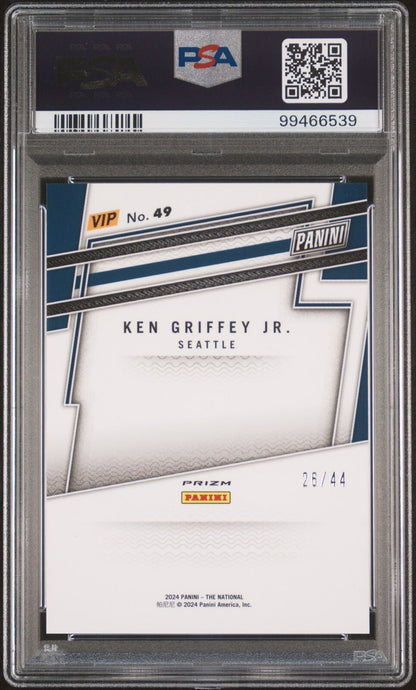 2024 Panini Vip Gold #49 Ken Griffey Jr. National PSA 8
