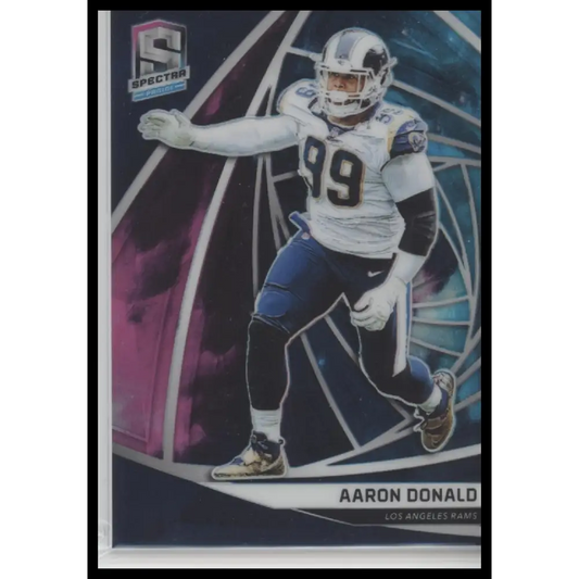Aaron Donald Los Angeles Rams 2021 Panini Spectra Nebula /2 - Trading Card