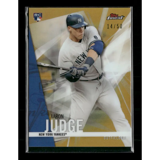 Aaron Judge 2017 Finest #2 Gold Refractor #/50 - Trading Card